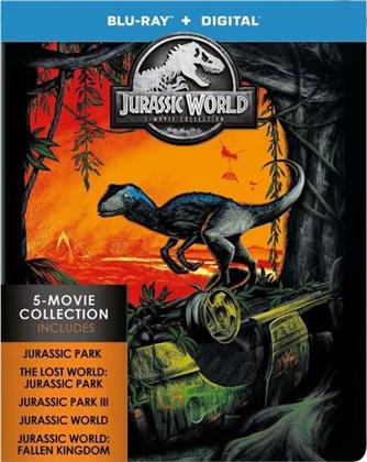 Jurassic World - 5-Movie Collection (Edizione Limitata, Steelbook, 5 Blu-ray)