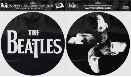 The Beatles Turntable Slipmat Set - Drop T Logo & Faces (Retail Pack)