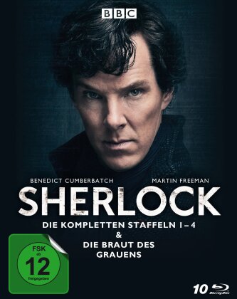 Sherlock - Staffeln 1-4 & Die Braut des Grauens (10 Blu-rays)