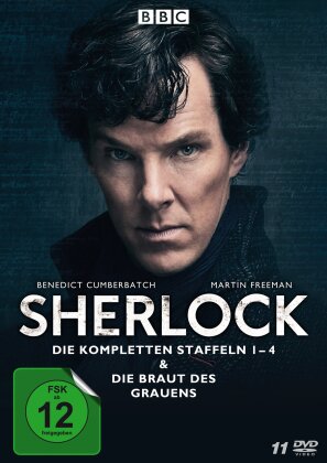 Sherlock - Staffeln 1-4 & Die Braut des Grauens (BBC, 11 DVDs)