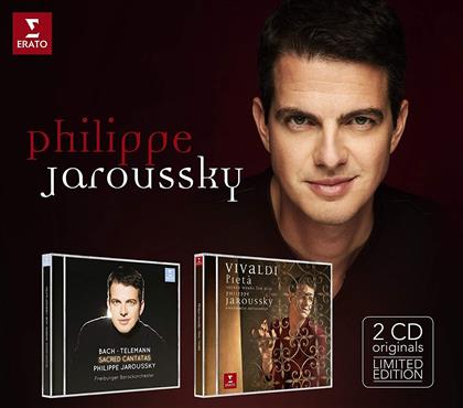 Philippe Jaroussky - Coffret 2CD - Bach & Telemann - Sacred Cantatas / Vivaldi - Pieta (2 CDs)