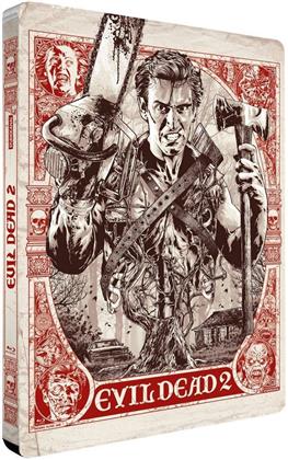 Evil Dead 2 (1987) (Limited Edition, Restored, Steelbook, 2 Blu-rays)