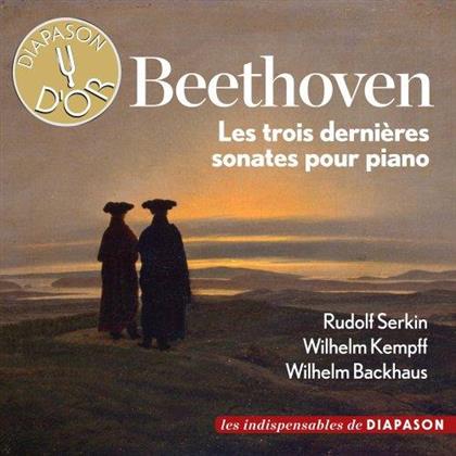 Rudolf Serkin, Wilhelm Kempff, Wilhelm Backhaus & Ludwig van Beethoven (1770-1827) - The Late Piano Sonatas 30-31-32 (Diapason D'Or)