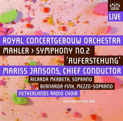 Gustav Mahler (1860-1911), Mariss Jansons & The Royal Concertgebouw Orchestra - Symphony No. 2 - Symphonie Nr. 2 (UHQCD, Japan Edition, 2 CDs)