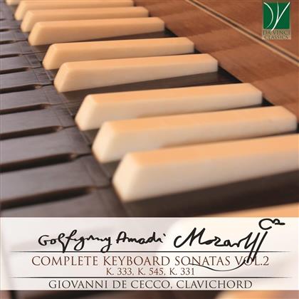 Wolfgang Amadeus Mozart (1756-1791) & Giovanni De Cecco - Complete Keyboard Sonatas Vol. 2 - KV 333, 545, 331
