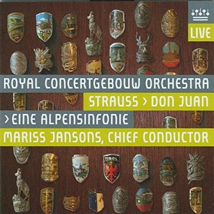 Richard Strauss (1864-1949), Mariss Jansons & The Royal Concertgebouw Orchestra - Eine Alpensinfonie (UHQCD, Japan Edition)
