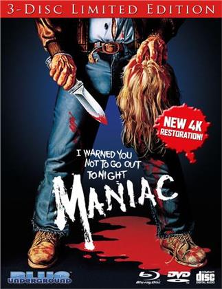 Maniac (1980) (4K Mastered, Limited Edition, Blu-ray + DVD + CD)