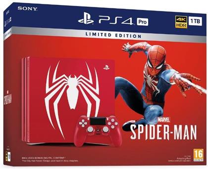 Sony Playstation 4 1TB PRO Spiderman (Édition Limitée)
