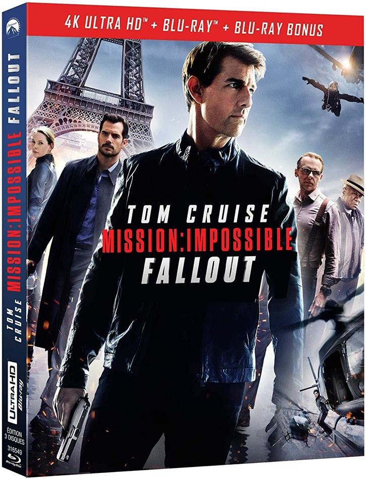 Mission Impossible 6 - Fallout (2018) (4K Ultra HD + 2 Blu-rays)