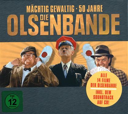 Die Olsenbande - 50 Jahre-Mächtig Gewaltig - Komplett Box (14 DVDs + CD)