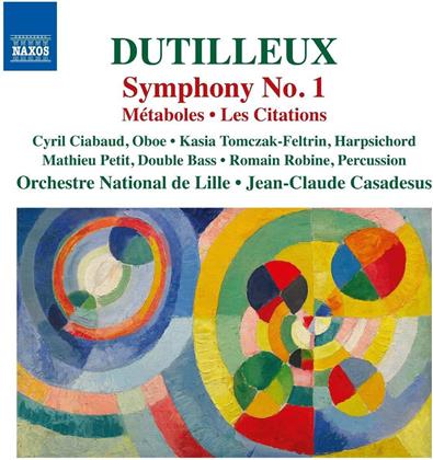 Henri Dutilleux (1916-2013), Jean-Claude Casadesus & Orchestre National de Lille - Sinfonie 1, Métaboles, Les Citations