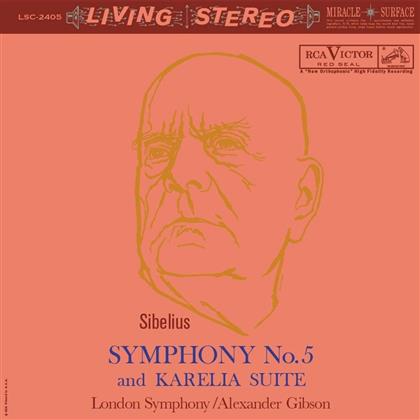 Jean Sibelius (1865-1957), Alexander Gibson & London Symphony - Sinfonie 5 / Karelia Suite, (SACD)