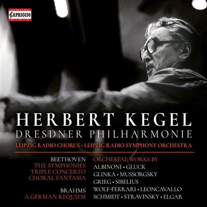 Herbert Kegel, Dresdner Philharmonie, Ludwig van Beethoven (1770-1827), Tomaso Albinoni (1671-1751), … - Herbert Kegel Edition (8 CDs)