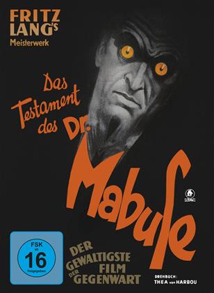 Das Testament des Dr. Mabuse (1933) (n/b, Édition Limitée, Mediabook, Blu-ray + DVD)