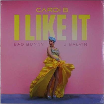 J Balvin, Cardi B & Bad Bunny - I Like It (12" Maxi)