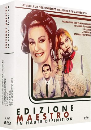Edizione Maestro - Le meilleur des comédies italiennes des années 70 (En Haute Définition, 5 Blu-rays)