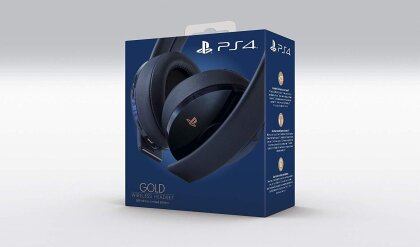 PS4 Headset Original GOLD Navy Blue Edition Sony 7.1. - (500 Million Limited Edition)