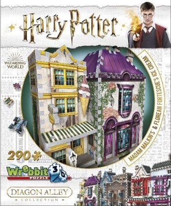 Harry Potter: Madam Malkins & Florean Fortescue Eissalon - 3D Puzzle