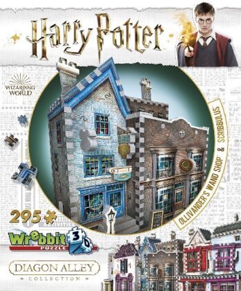 Harry Potter: Ollivanders Zauberstabladen & Scribbulus' - 3D Puzzle