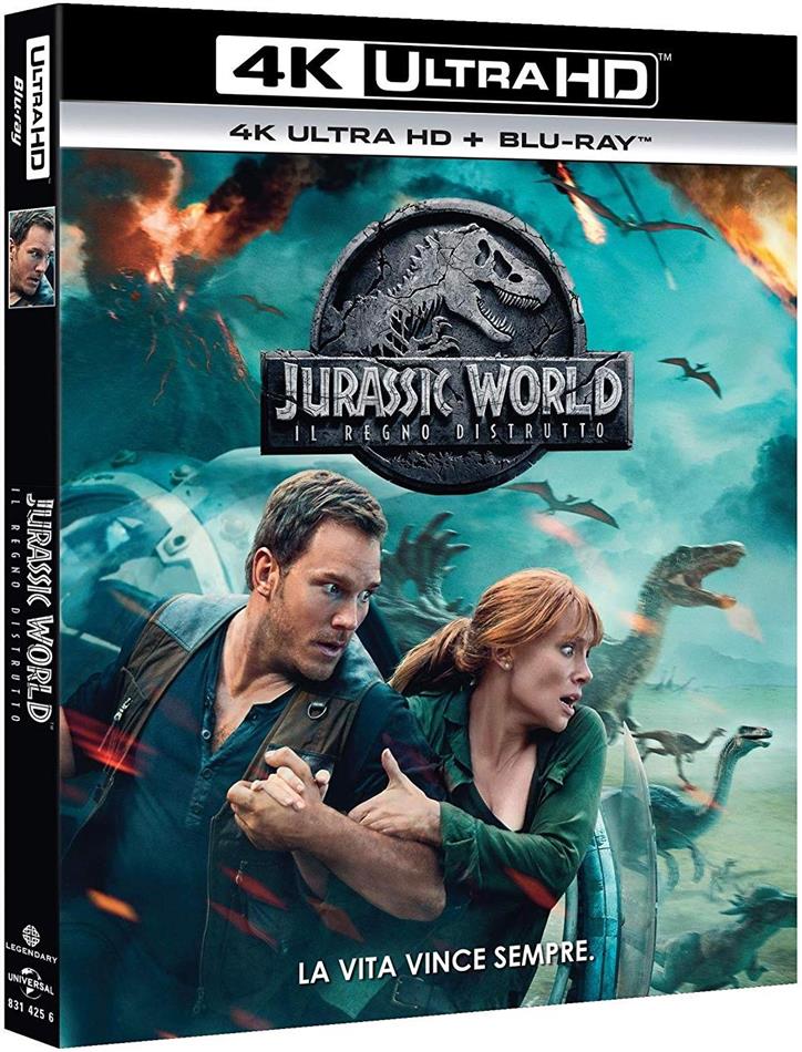 Jurassic World 2 - Il regno distrutto (2018) (4K Ultra HD + Blu-ray)