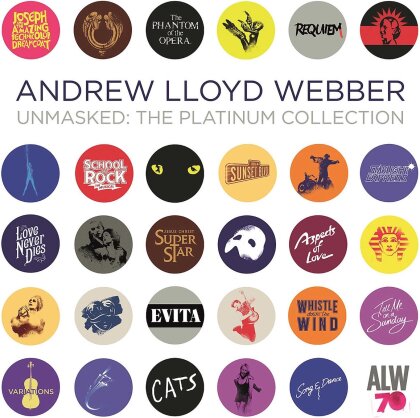 Andrew Lloyd Webber - Unmasked: The Platinum Collection (Édition Limitée, 5 LP)