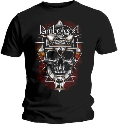 Lamb Of God - All Seeing Red (Black) T-Shirt