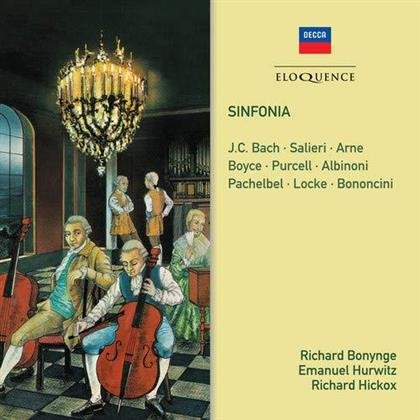 Emanuel Hurwitz, Richard Bonynge & Richard Hickox - Sinfonia - Werke Von J.C. Bach, Arne, Purcell, Albinoni, Pachelbel (2 CDs)