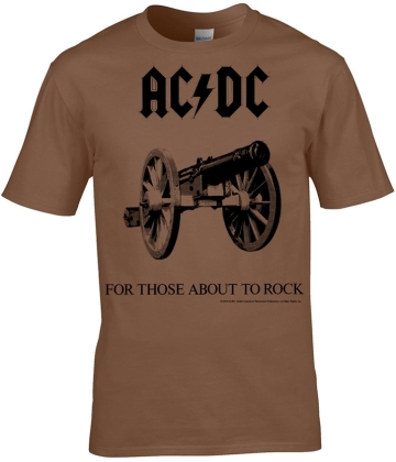 AC/DC - For Those About To Rock (Brown) - Grösse S