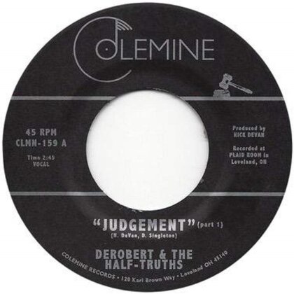 Derobert & The Half-Truths - Judgement Pt. 1 / Judgement Pt. 2 (Colored, LP)