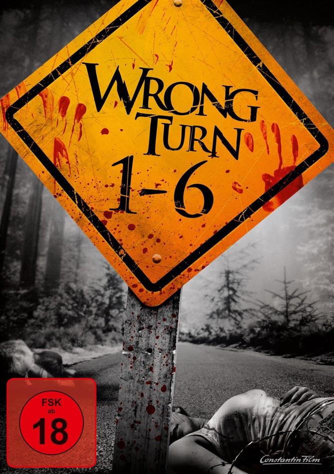 Wrong Turn 1-6 (6 DVDs)