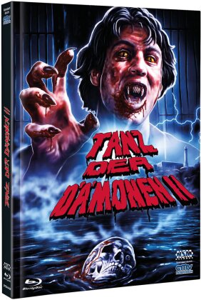 Tanz der Dämonen 2 (1987) (Cover B, Limited Edition, Mediabook, Uncut, Blu-ray + DVD)