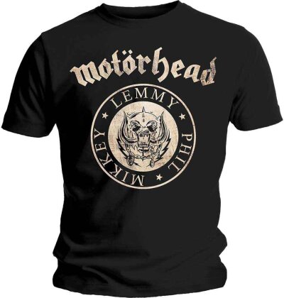 Motorhead Unisex T-Shirt - Undercover Seal Newsprint