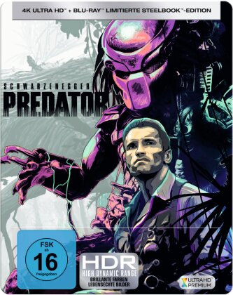 Predator (1987) (Limited Edition, Steelbook, 4K Ultra HD + Blu-ray)