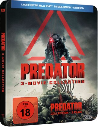 Predator - 3-Movie Collection (Limited Edition, Steelbook, 3 Blu-rays)