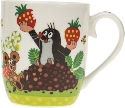 Kindertasse - Der kleine Maulwurf - Erdbeere