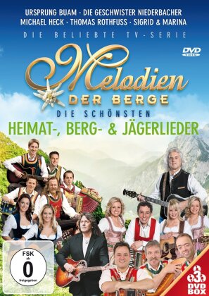 Melodien der Berge - Die schönsten Heimat-, Berg- & Jägerlieder (3 DVD)