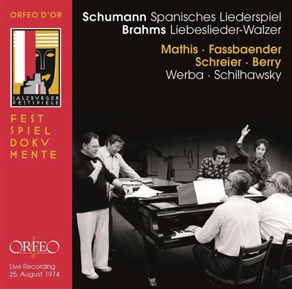 Edith Mathis, Brigitte Fassbaender, Robert Schumann (1810-1856) & Johannes Brahms (1833-1897) - Spanisches Liederspiel / Liebeslieder