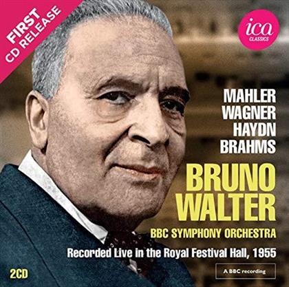 Gustav Mahler (1860-1911), Richard Wagner (1813-1883), Franz Joseph Haydn (1732-1809), Johannes Brahms (1833-1897), … - Recorded Live In The Royal Fesitval Hall, 1955 (ICA Classics, ICA Legacy, 2 CD)