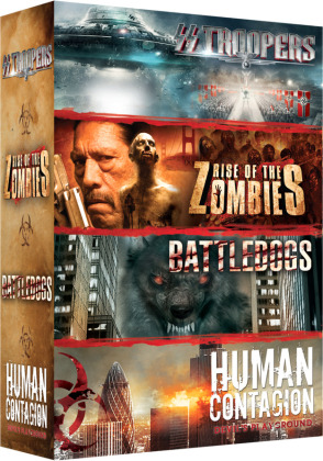 SS Troopers / Rise of the Zombies / Battledogs / Human Contagion (4 DVDs)
