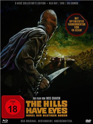 The hills have eyes (1977) (Digipack, Édition Collector, Édition Limitée, Version Restaurée, Uncut, Blu-ray + DVD + CD)