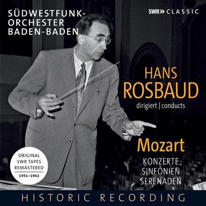 Wolfgang Amadeus Mozart (1756-1791), Hans Rosbaud, Géza Anda & Friedrich Gulda (1930-2000) - Hand Rosbaud Conducts Mozart (9 CDs)