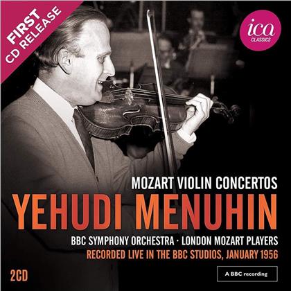 Wolfgang Amadeus Mozart (1756-1791), Sir Yehudi Menuhin & BBC Symphony Orchestra - Violinkonzerte 1, 2, 3, 4 (2 CD)