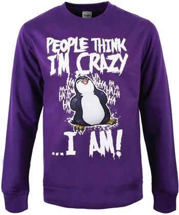 Psycho Penguin: People Think I'm Crazy - Men’s Sweater