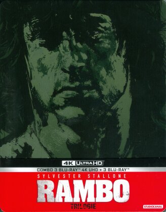 Rambo - Trilogie (Steelbook, 3 4K Ultra HDs + 3 Blu-ray)