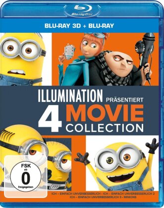 Ich - Einfach unverbesserlich - 4 Movie Collection (4 Blu-ray 3D (+2D))