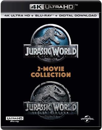 Jurassic World (2015) / Jurassic World 2: Fallen Kingdom (2018) (2 4K Ultra HDs + 2 Blu-rays)