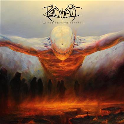 Psycroptic - As The Kingdom Drowns (Clear With Orange & Black Splatter Vinyl, LP)