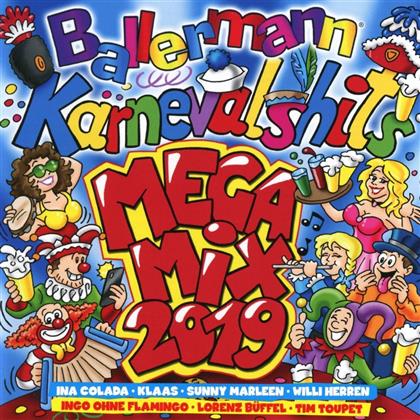 Ballermann Karneval Hits Megamix 2019 (2 CDs)