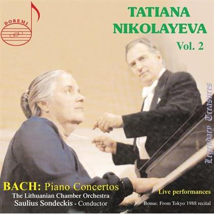 Johann Sebastian Bach (1685-1750), Saulius Sondeckis, Tatiana Nikolayeva & The Lithuanian Chamber Orchestra - Vol. 2 - Piano Concertos