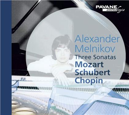 Alexander Melnikov, Wolfgang Amadeus Mozart (1756-1791), Franz Schubert (1797-1828) & Frédéric Chopin (1810-1849) - Three Sonatas